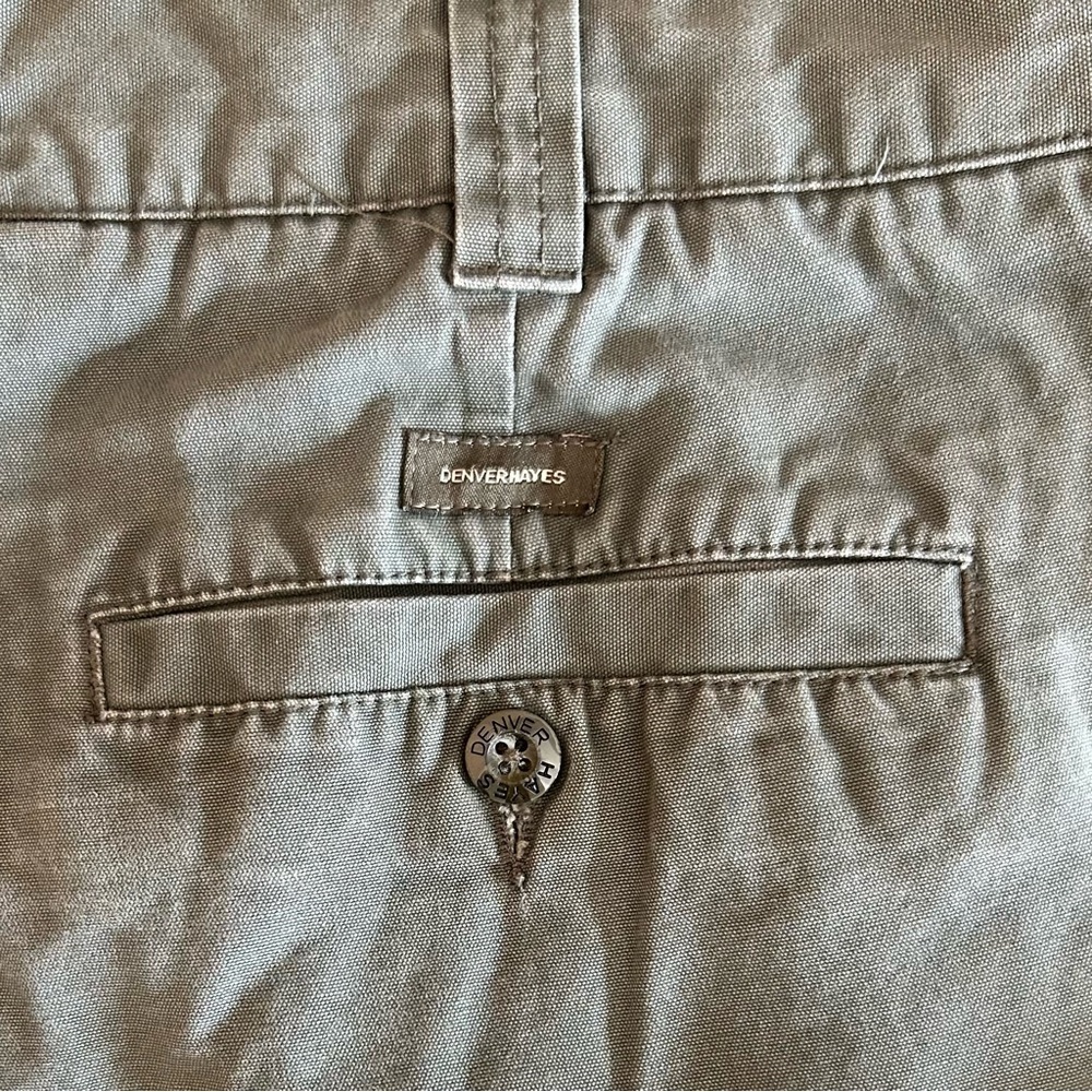 Denver Hayes Cotton Cargo Pants Utility Workwear Khaki Men’s 34x30 - Picture 6 of 6